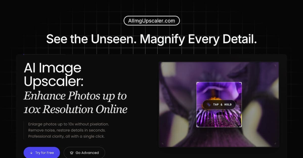 Picture Upscaler - High-Res AI Image Upscaler