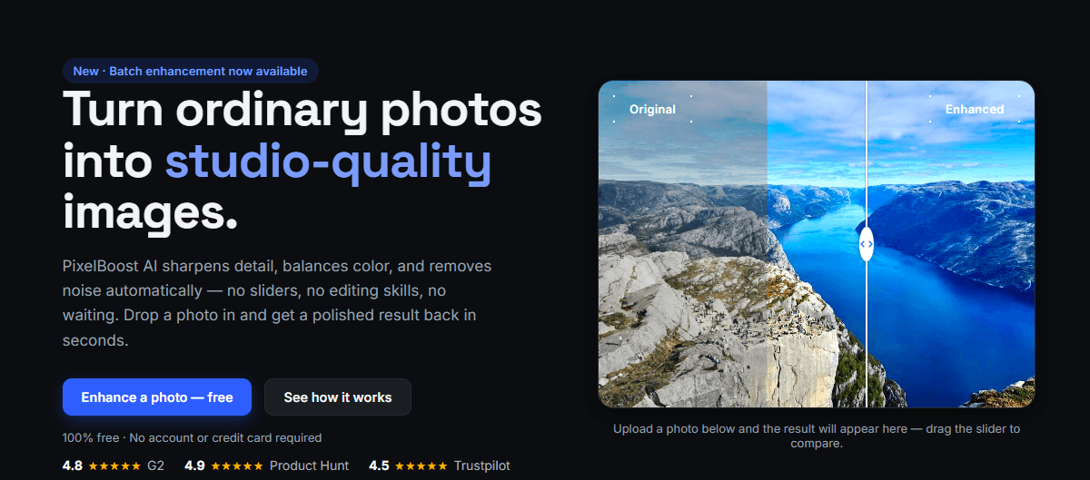 Ai Pixel Boost - image enhance and bg remover.