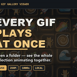 Animated GIF Gallery Viewer