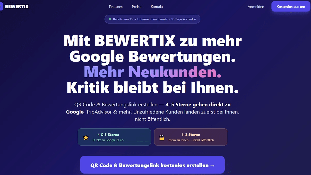 BEWERTIX - Smart Review Collection Tool