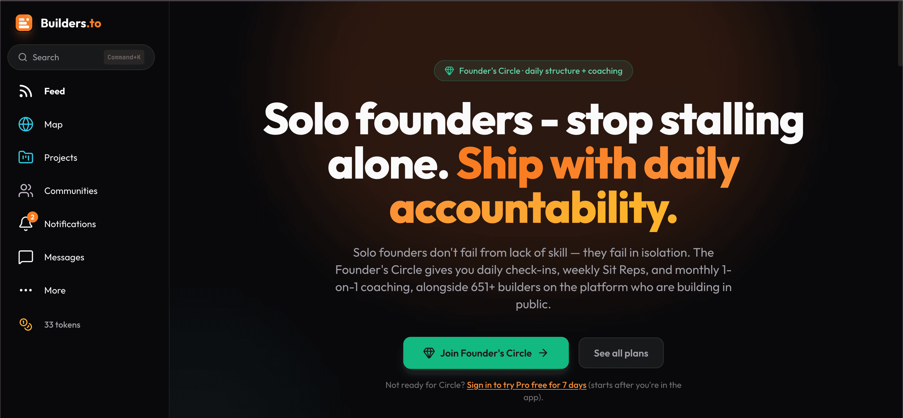 Builders.to - OS for solo SaaS founders