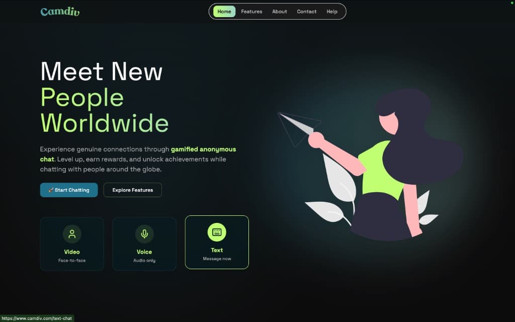 Camdiv - best anonymous video chat