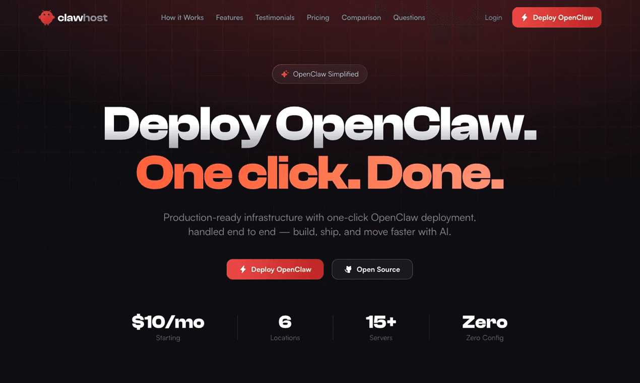 ClawHost - Deploy OpenClaw in Cloud