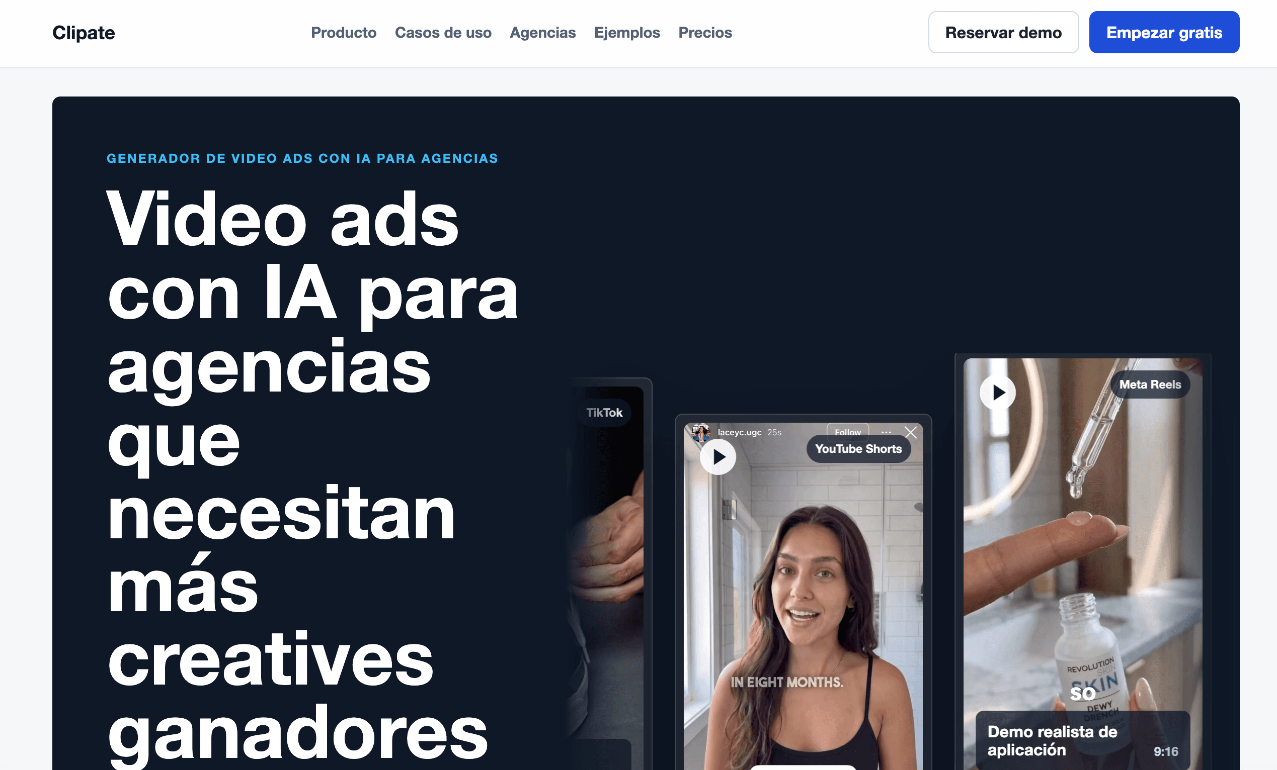 Clipate - AI video ads for agencies