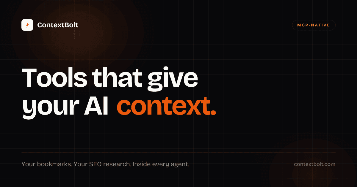 ContextBolt SEO - SEO analyst inside your AI