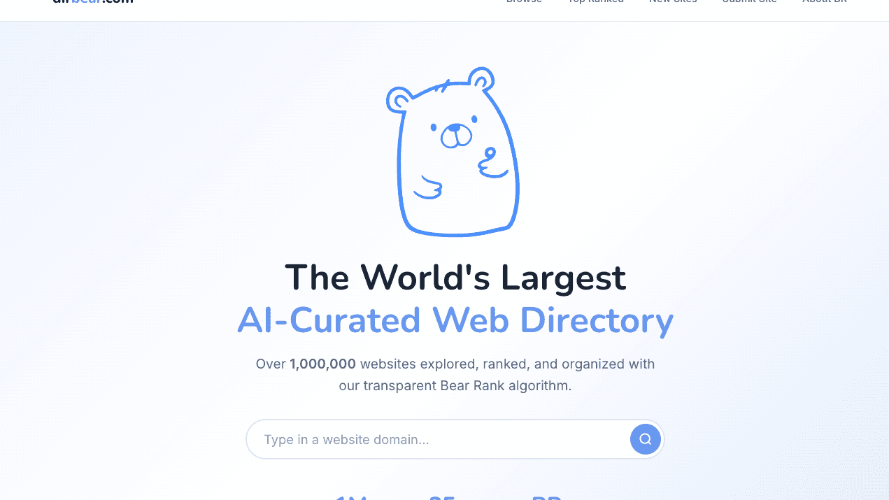 Directory Bear - Largest AI-Curated Directory