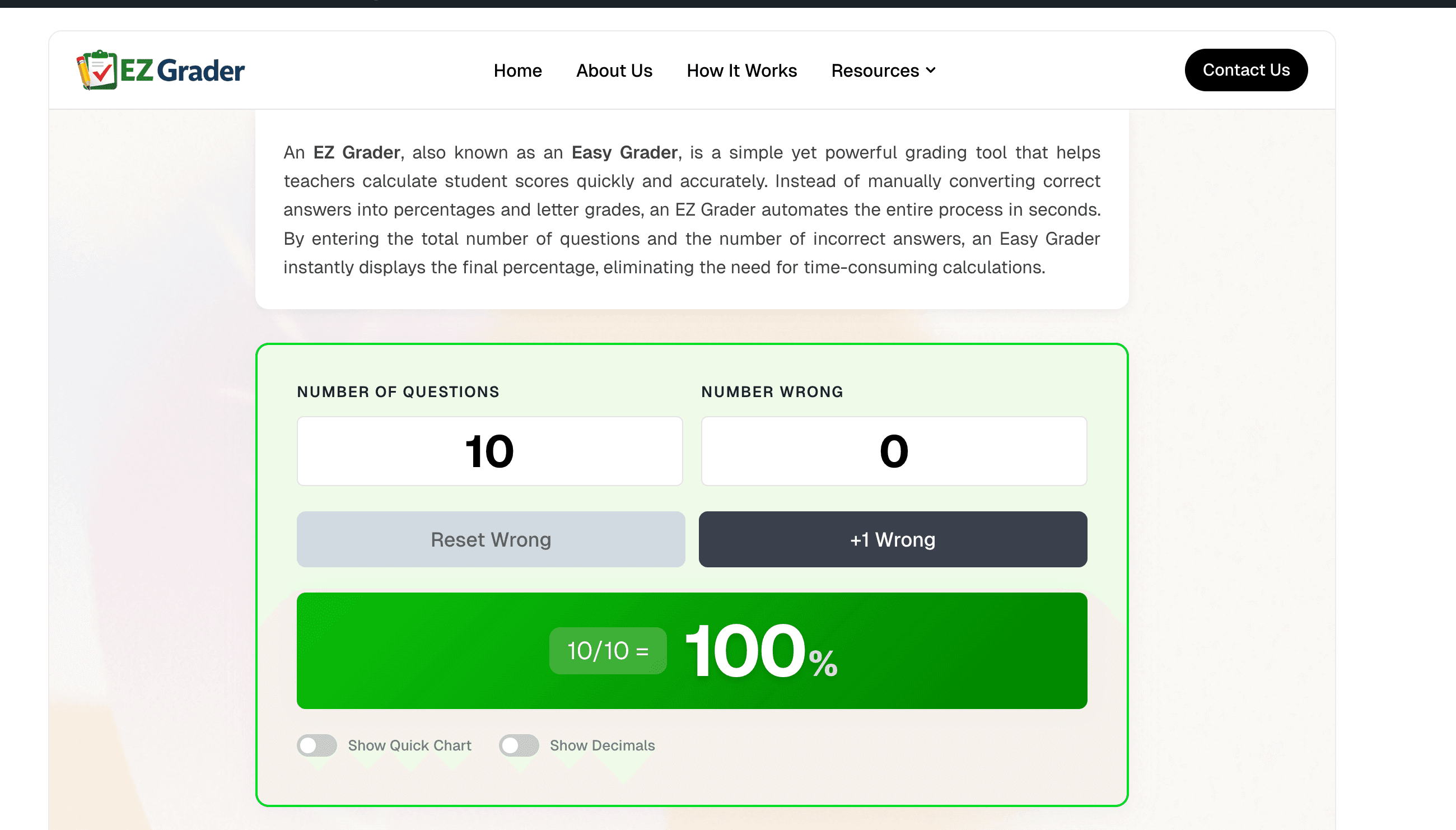 EZ Grader - EZ Grader for teachers