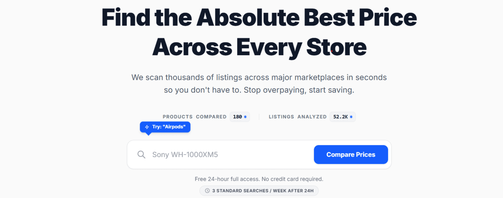 fetchlyhub - One search. All Prices.
