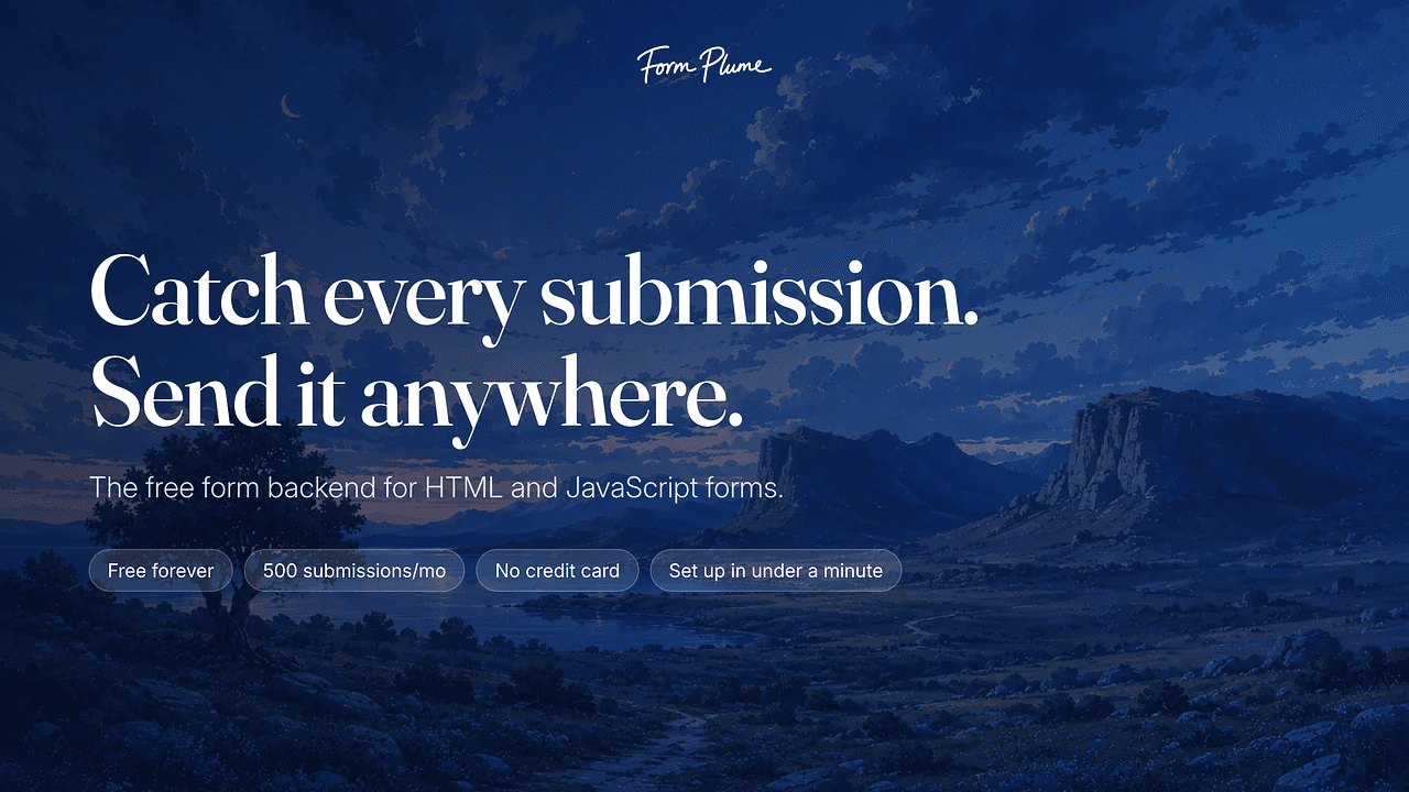 Form Plume - Backend for your forms,