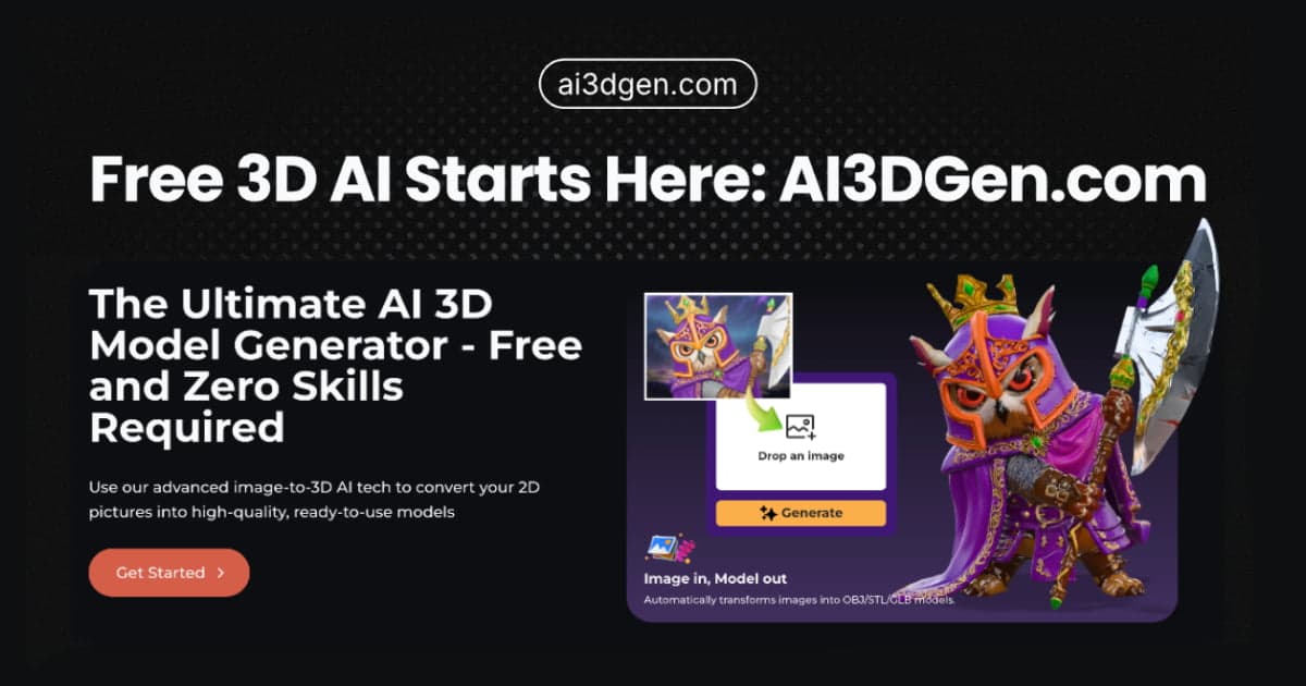 AI3DGen - Turn images into 3D instantly