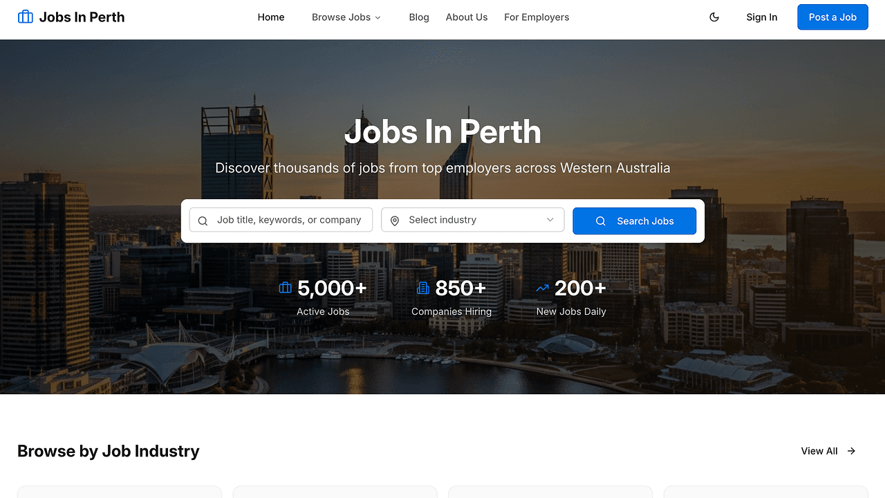 Jobs In Perth - Perth Jobs, Local Talent