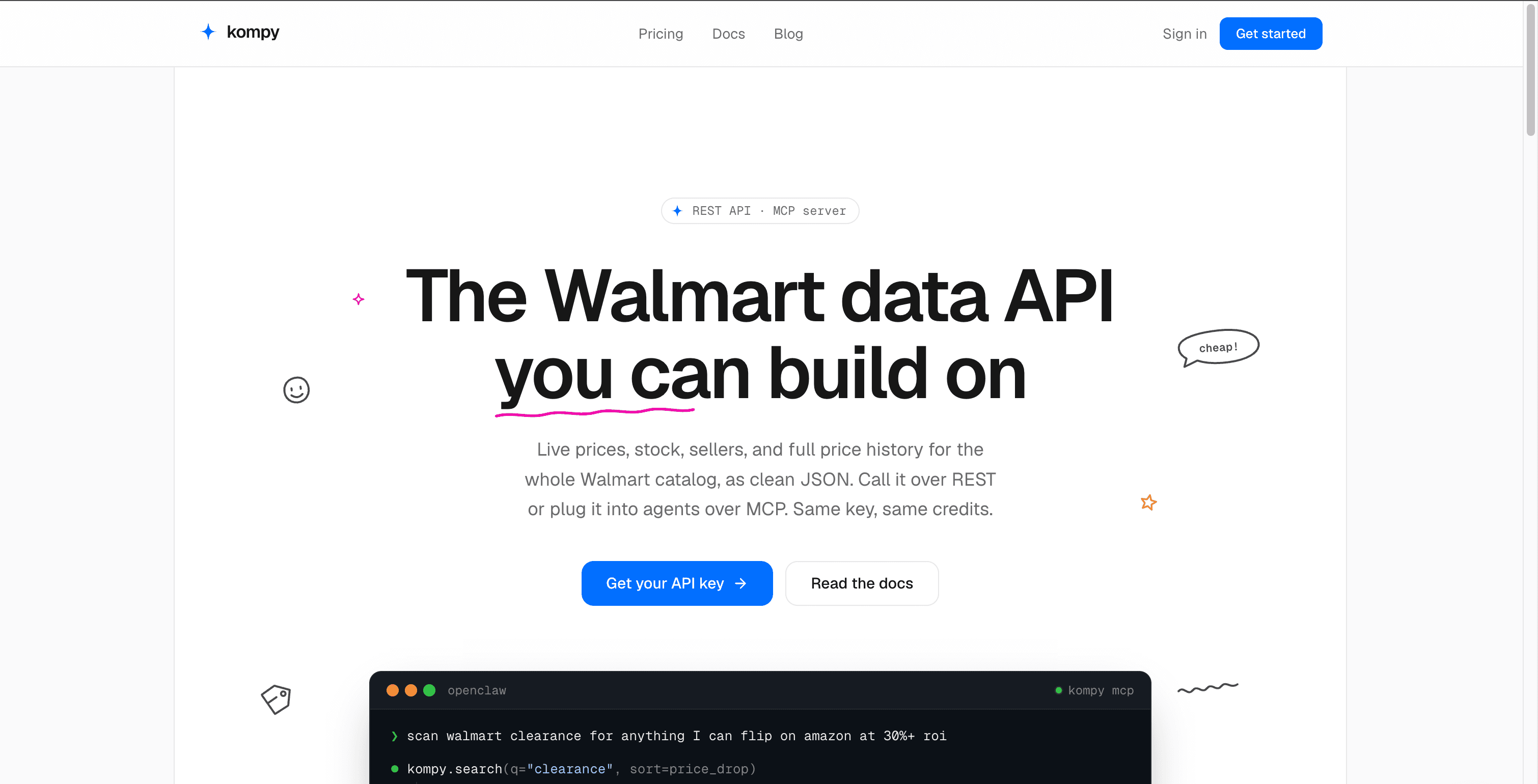Kompy - Walmart data agents can act on