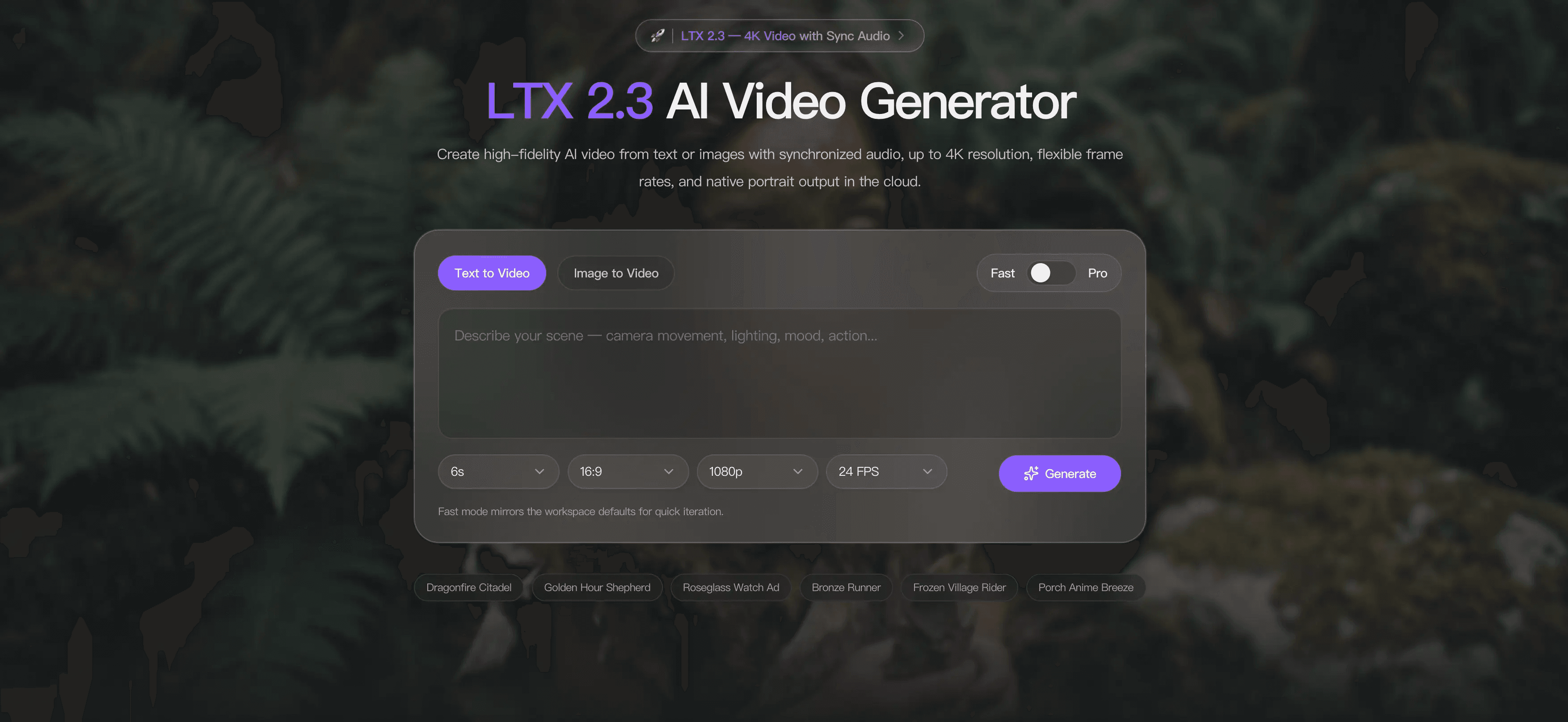 LTX 2.3 AI Video - AI Video Generator