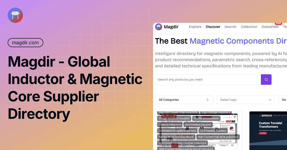 Magdir - Inductor Magnetic Supplier