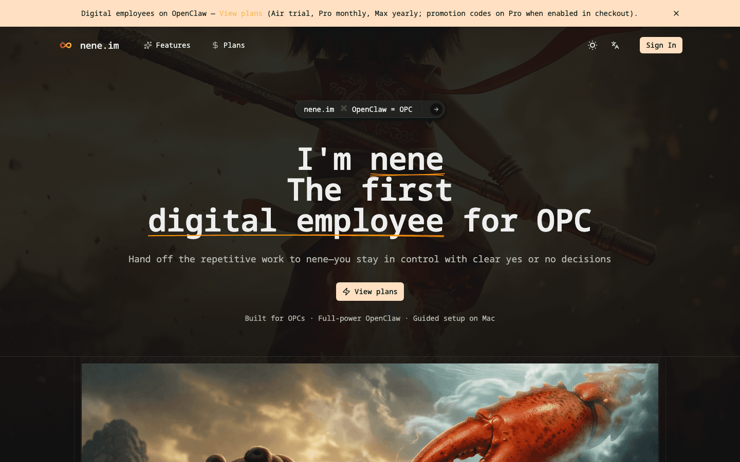 nene.im - Digital employees for OPCs