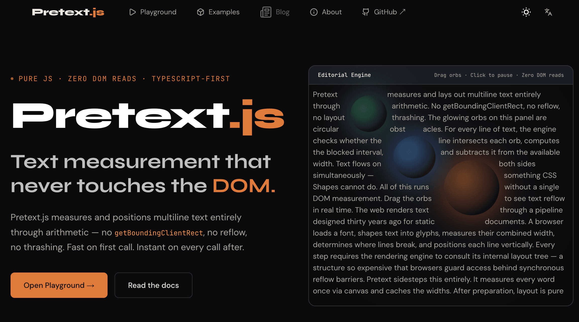 Pretext - Pretext JS