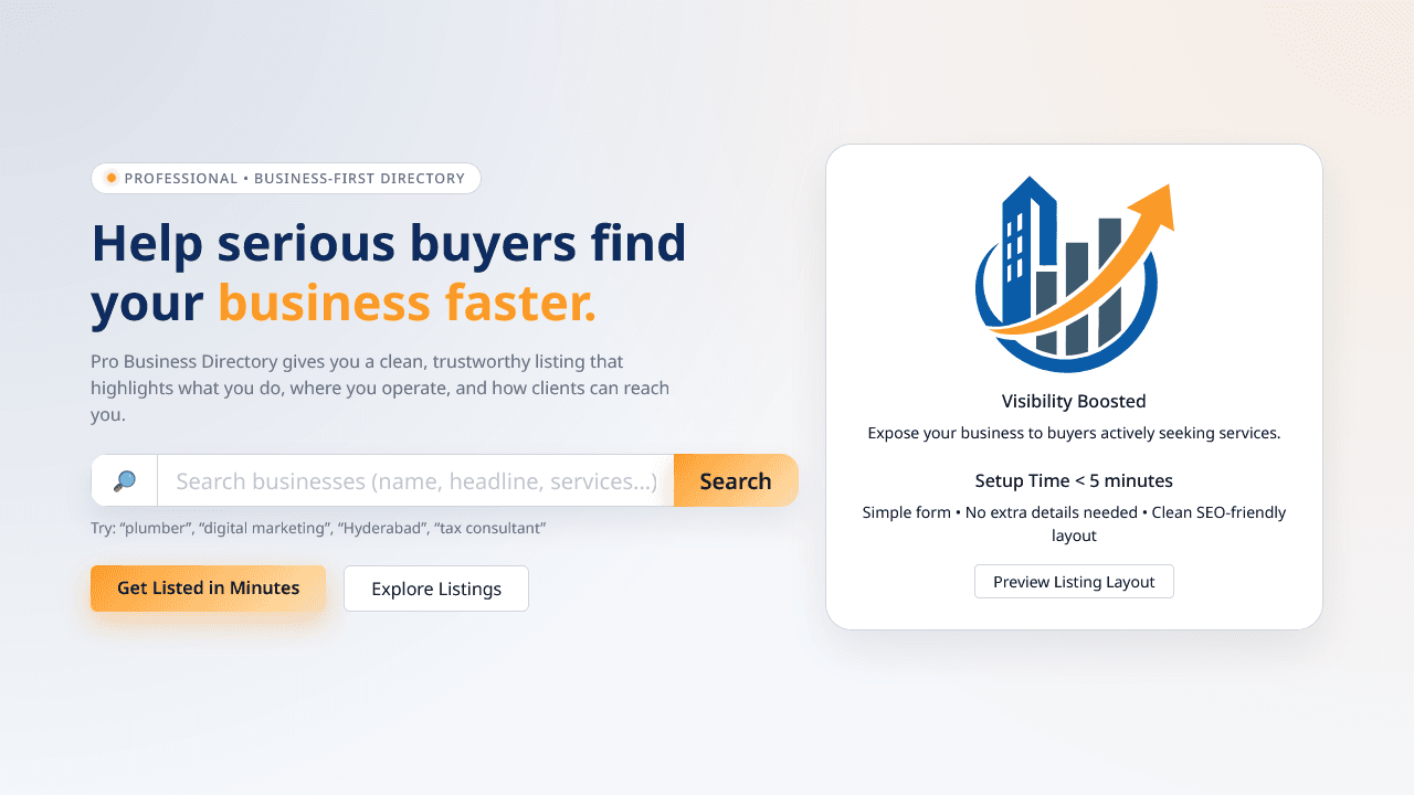 Pro Business Directory - Business Directory for Growth