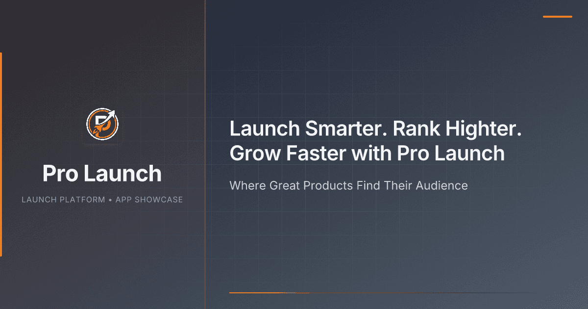 Pro Launch - Premium Startup Exposure