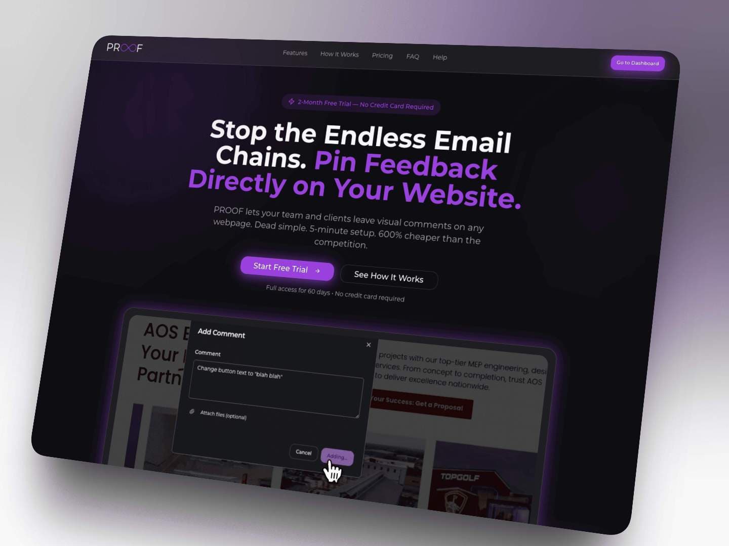 Proofapp - Easy visual site feedback