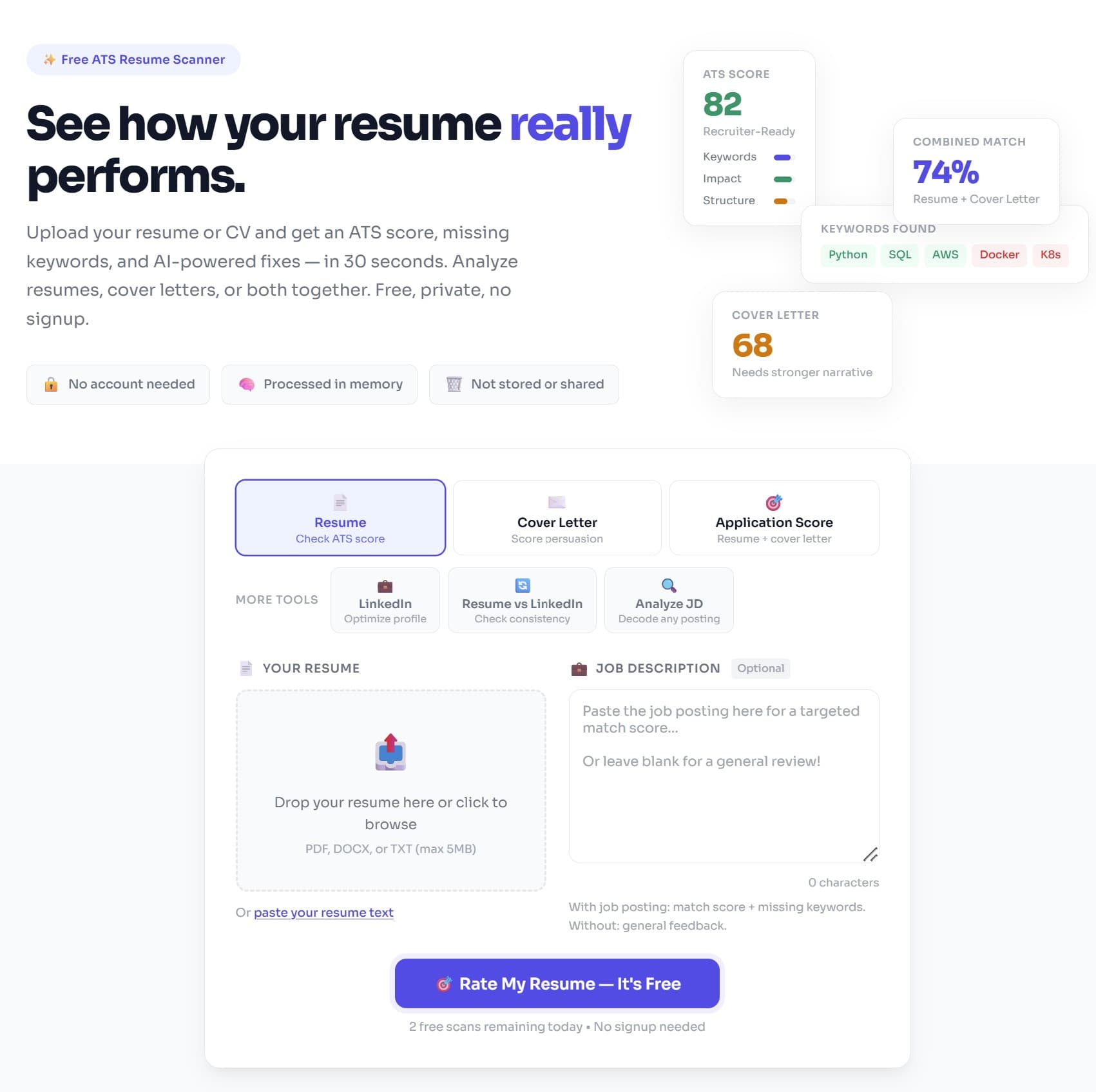RateMy.cv - Tool for job seekers