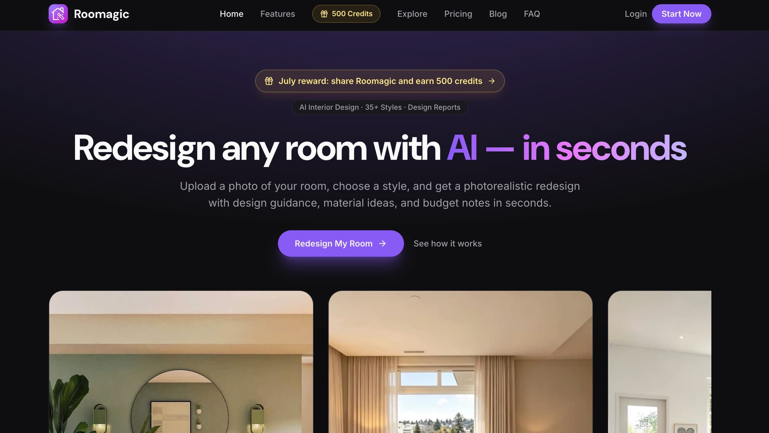 Roomagic - AI design for real spaces