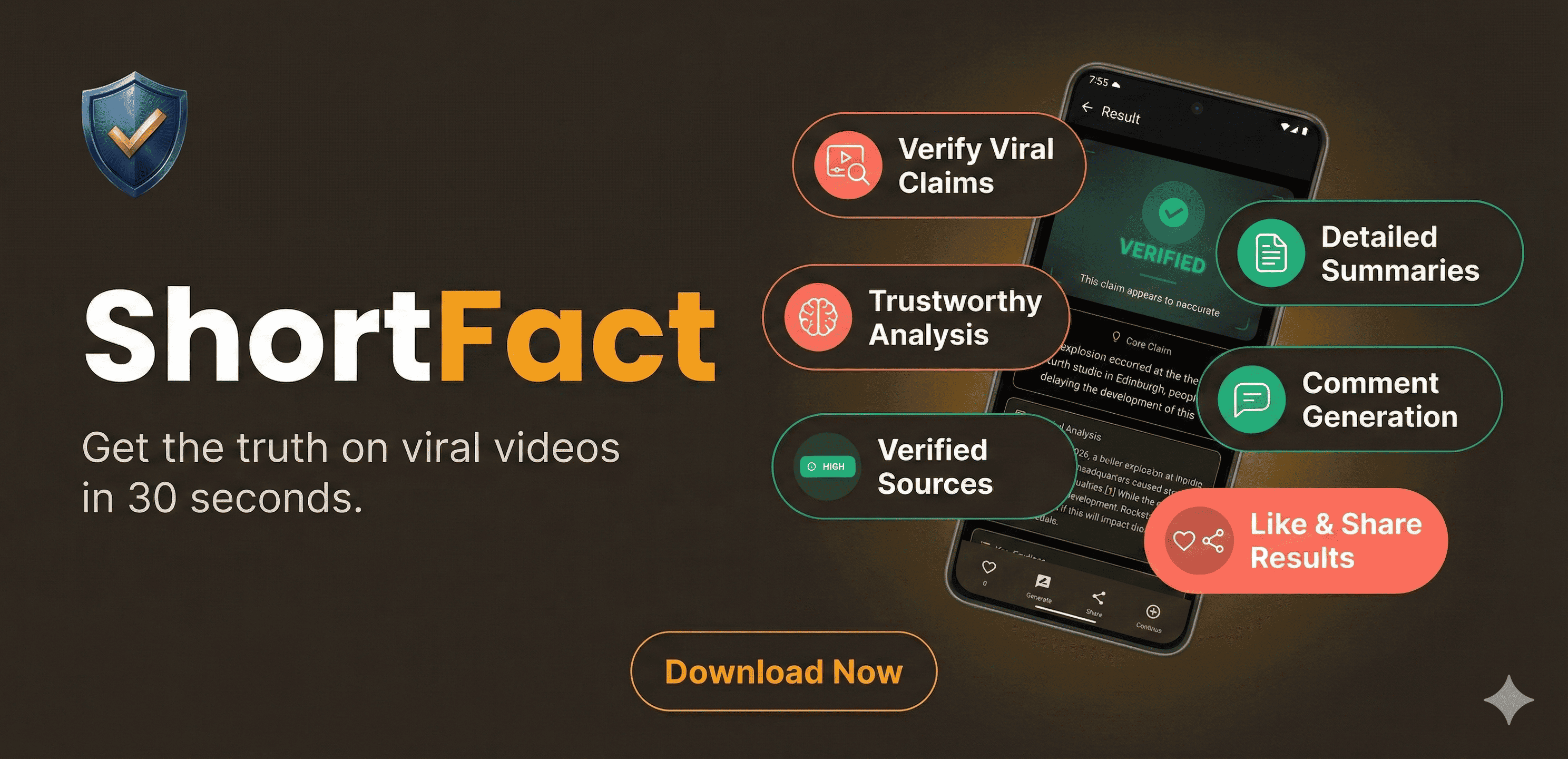 ShortFact - ShortFact : Verify the Viral