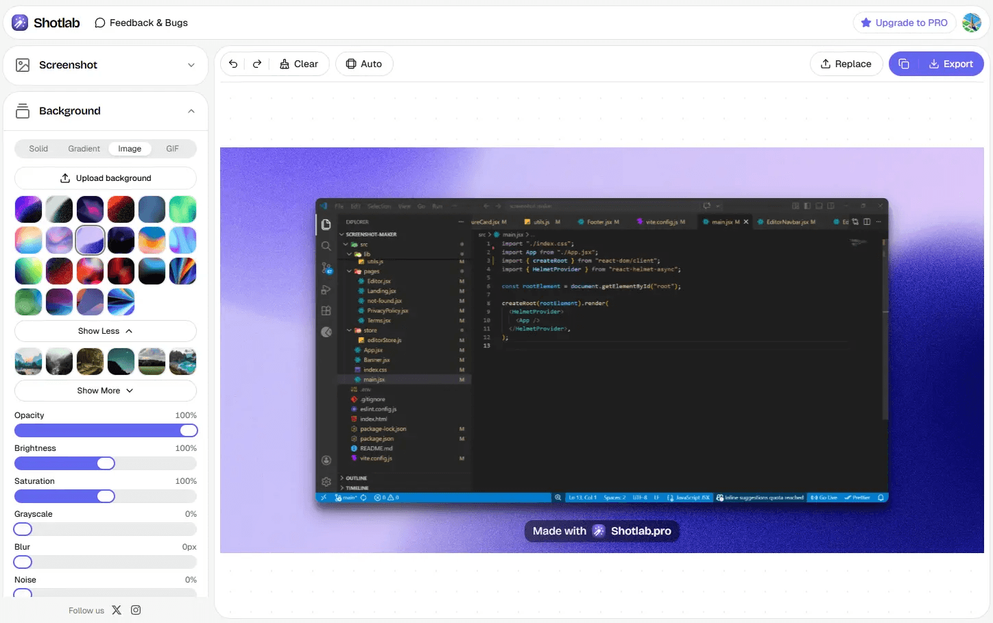 ShotLab - Screenshot Editor Tool