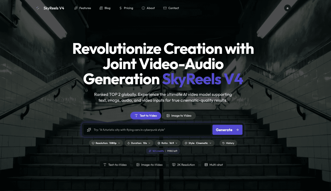 SkyReels V4 - Turn imagination into reality
