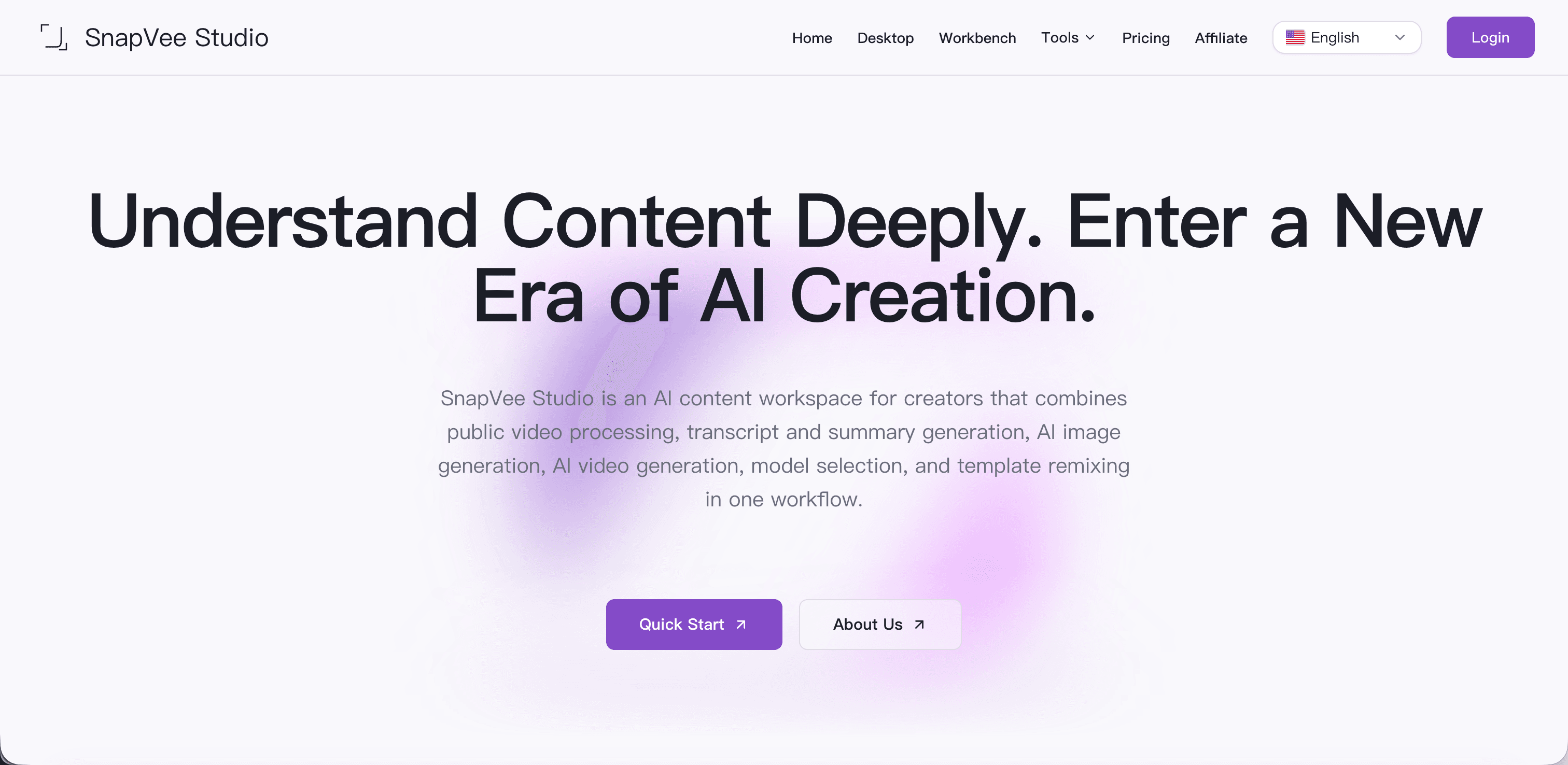 SnapVee Studio - Understand Content Deeply