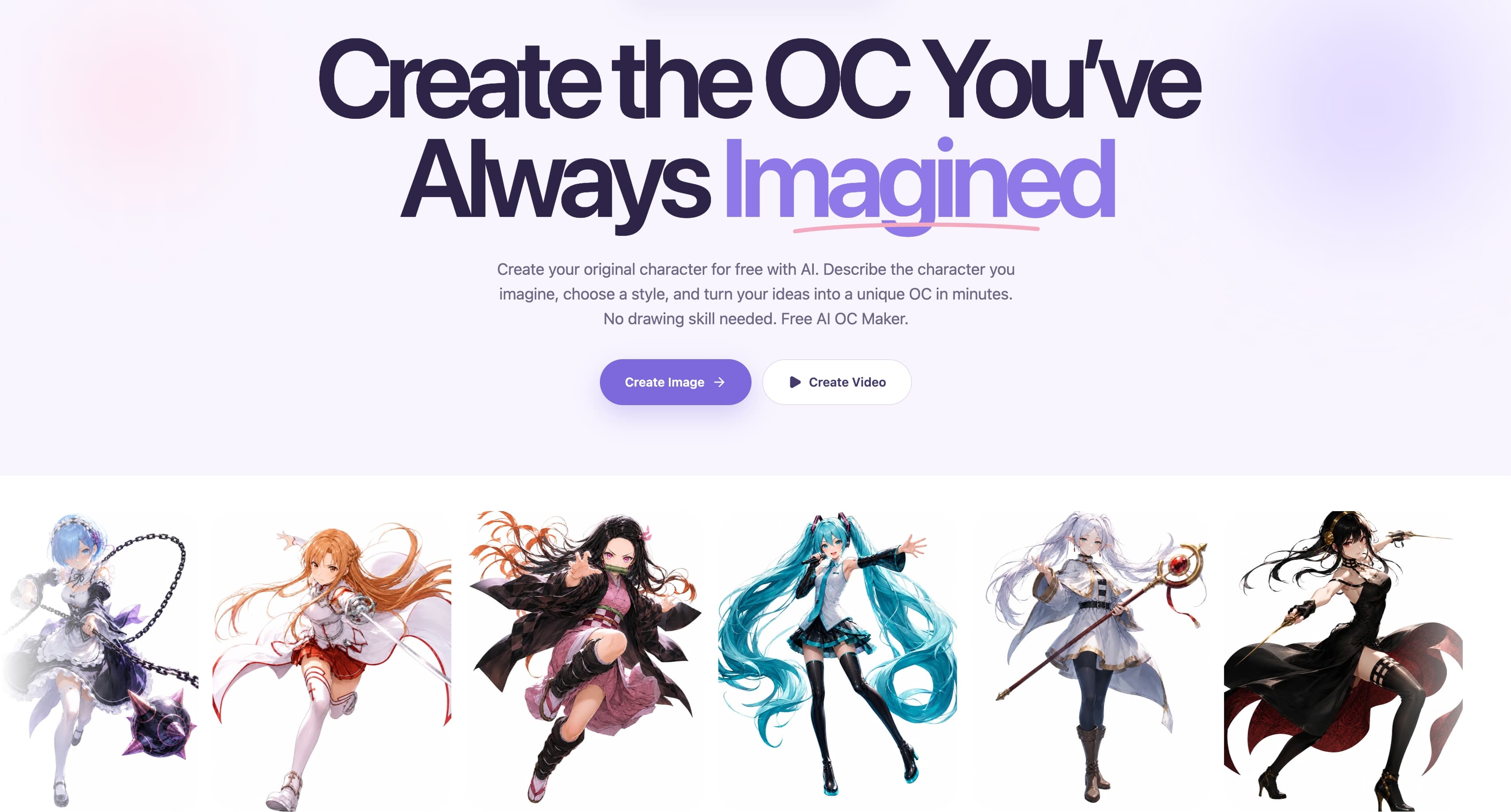 Try OC Maker - AI OCs from text or image