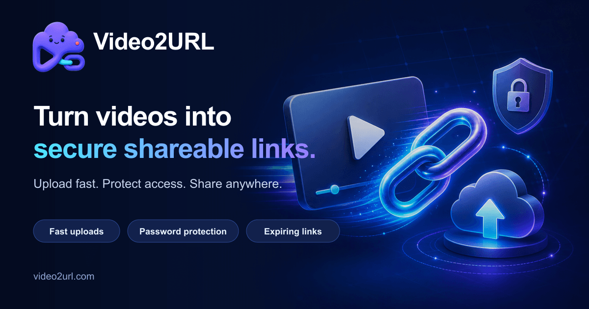 Video2URL - Share videos as secure links