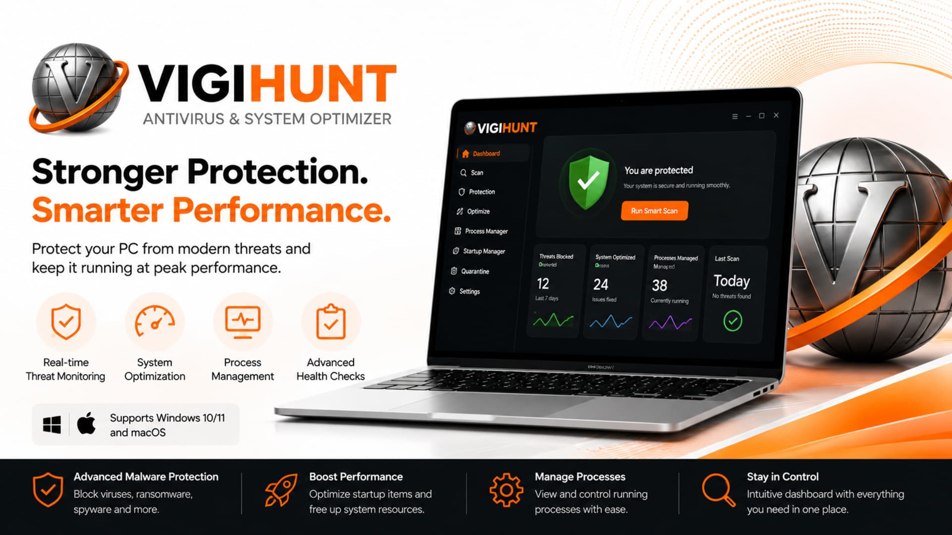 VigiHunt - Antivirus & PC Security