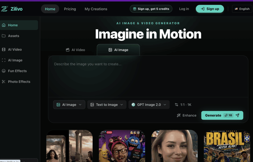 Zilivo AI - Try Zilivo AI to create images