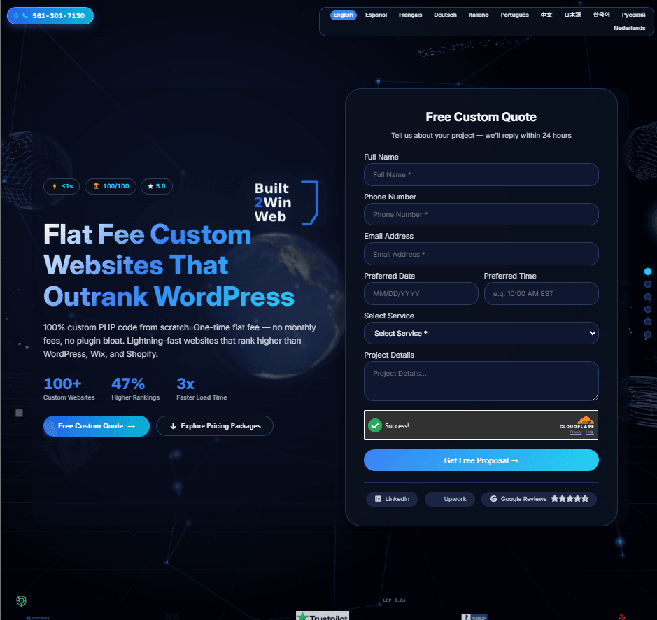 BuiltToWinWeb