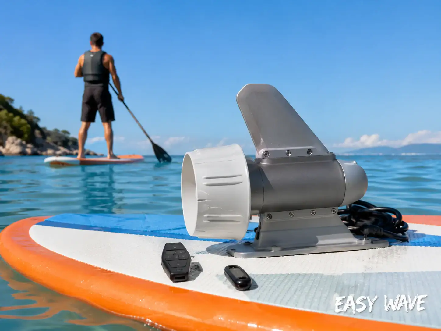 Easywave paddleboard motor