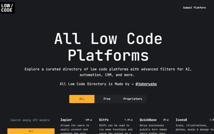 Low Code Platforms