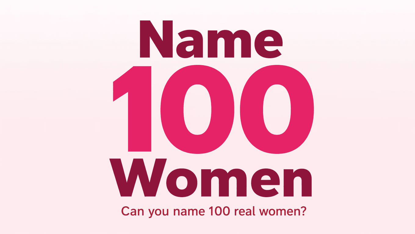 Name 100 Women