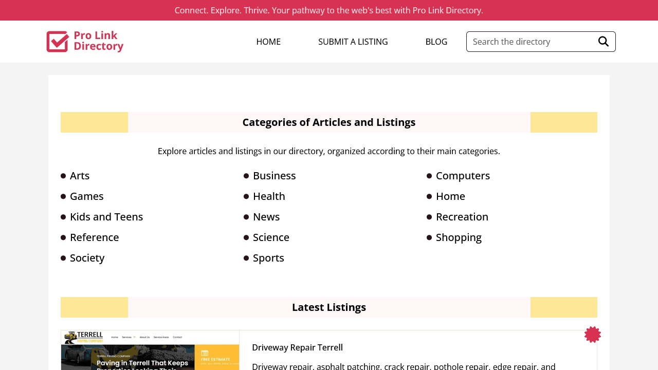 Pro Link Directory