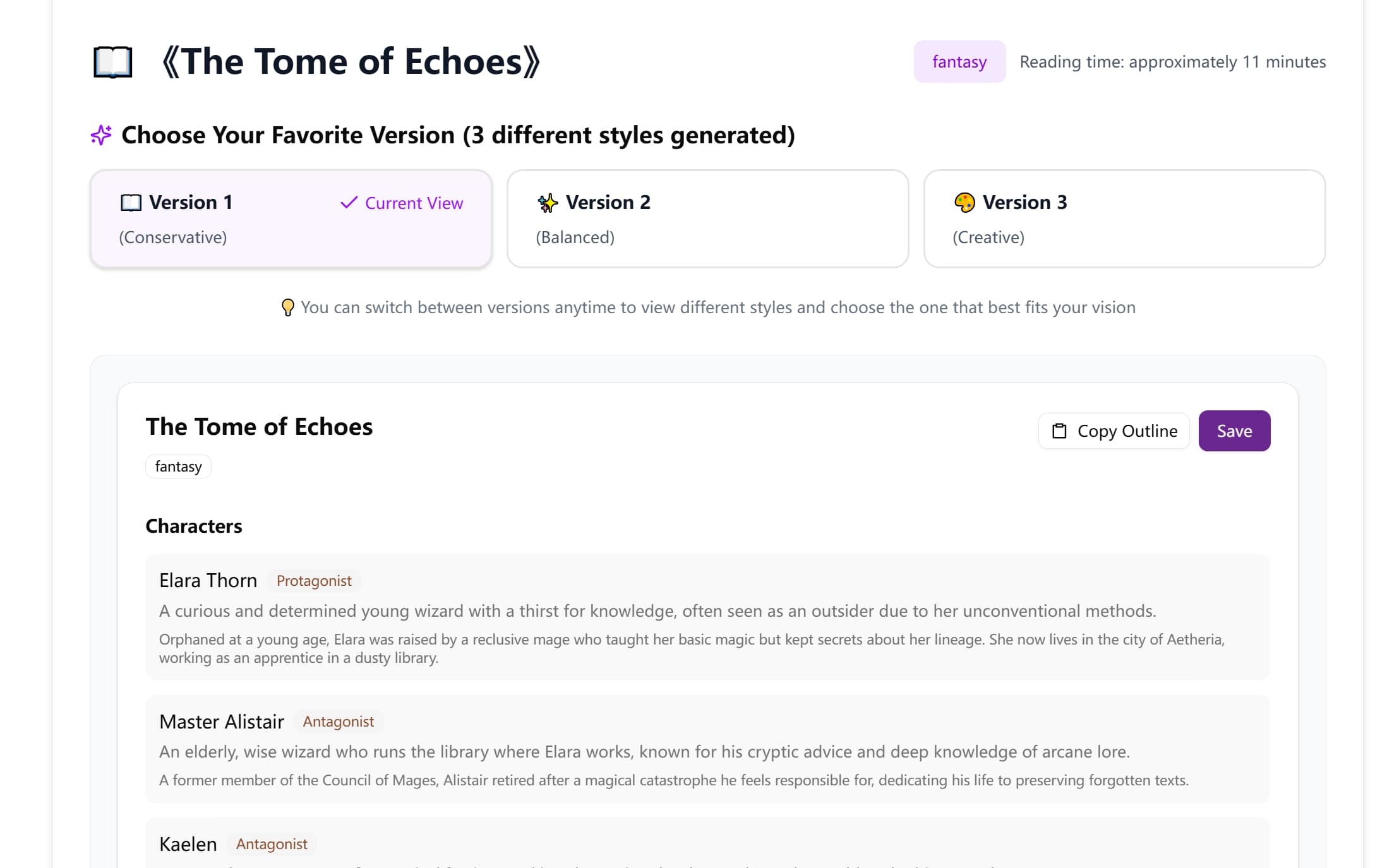 AI Story Writer - Story Generator writing tool