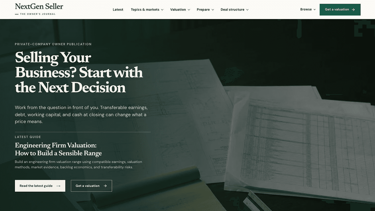 NextGen Seller - Free guidance for selling your