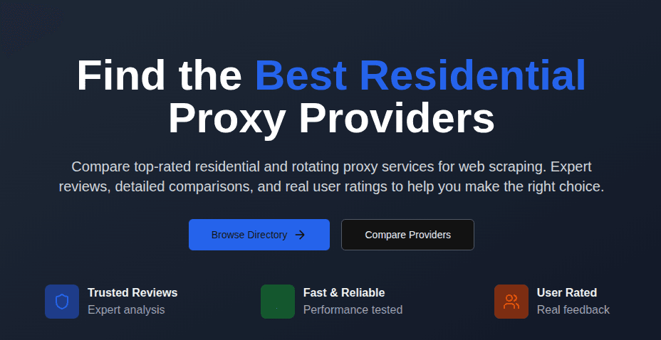 Proxy Corner - Compare Proxy Providers