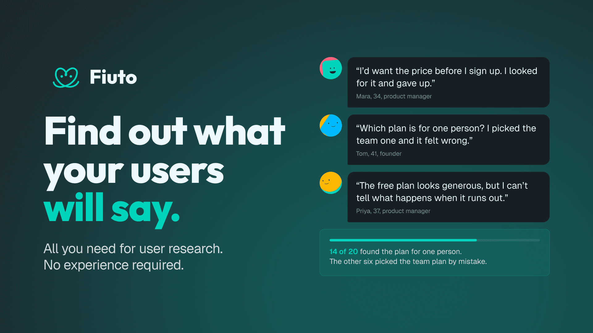 Fiuto - All you need for user research