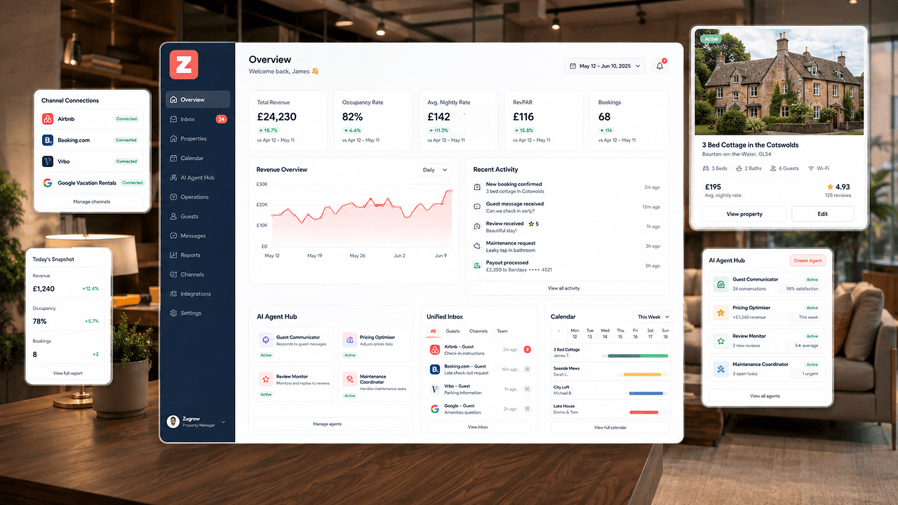 Zugrow - AI-Powered Rental Management