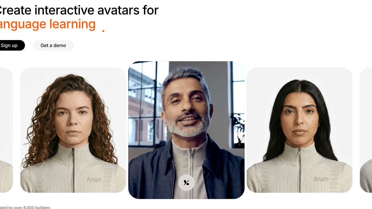 Anam - Real-time AI avatars for