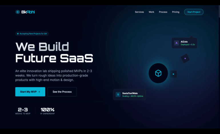 BkAbhi Innovations Lab - Ship your MVP fast