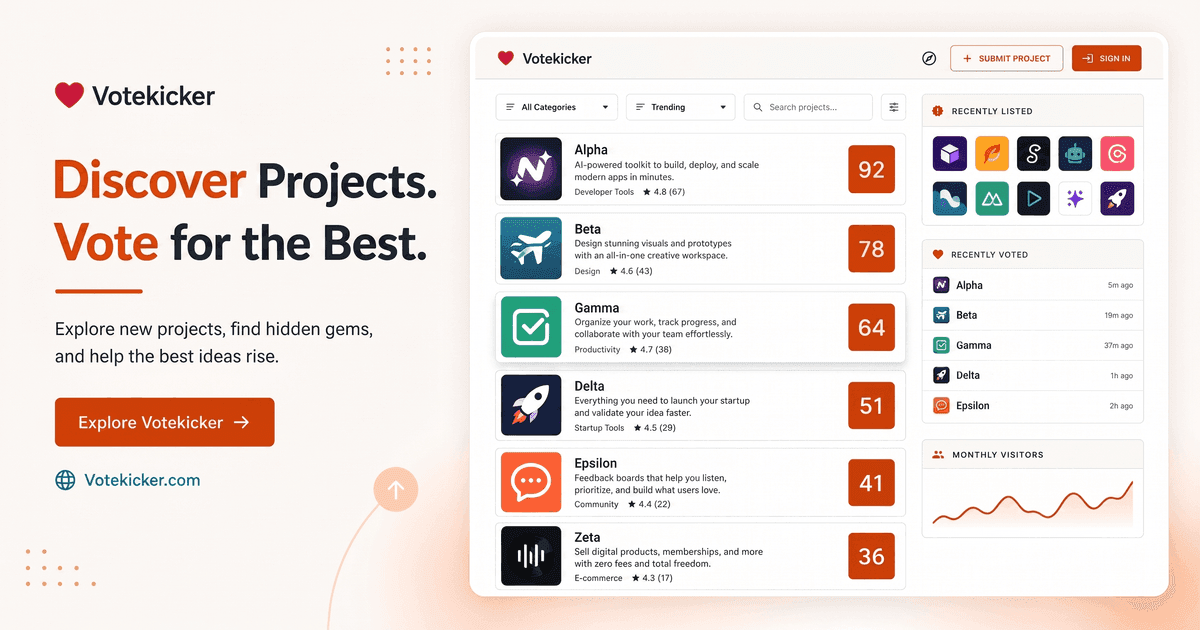 Votekicker - Home for Projects
