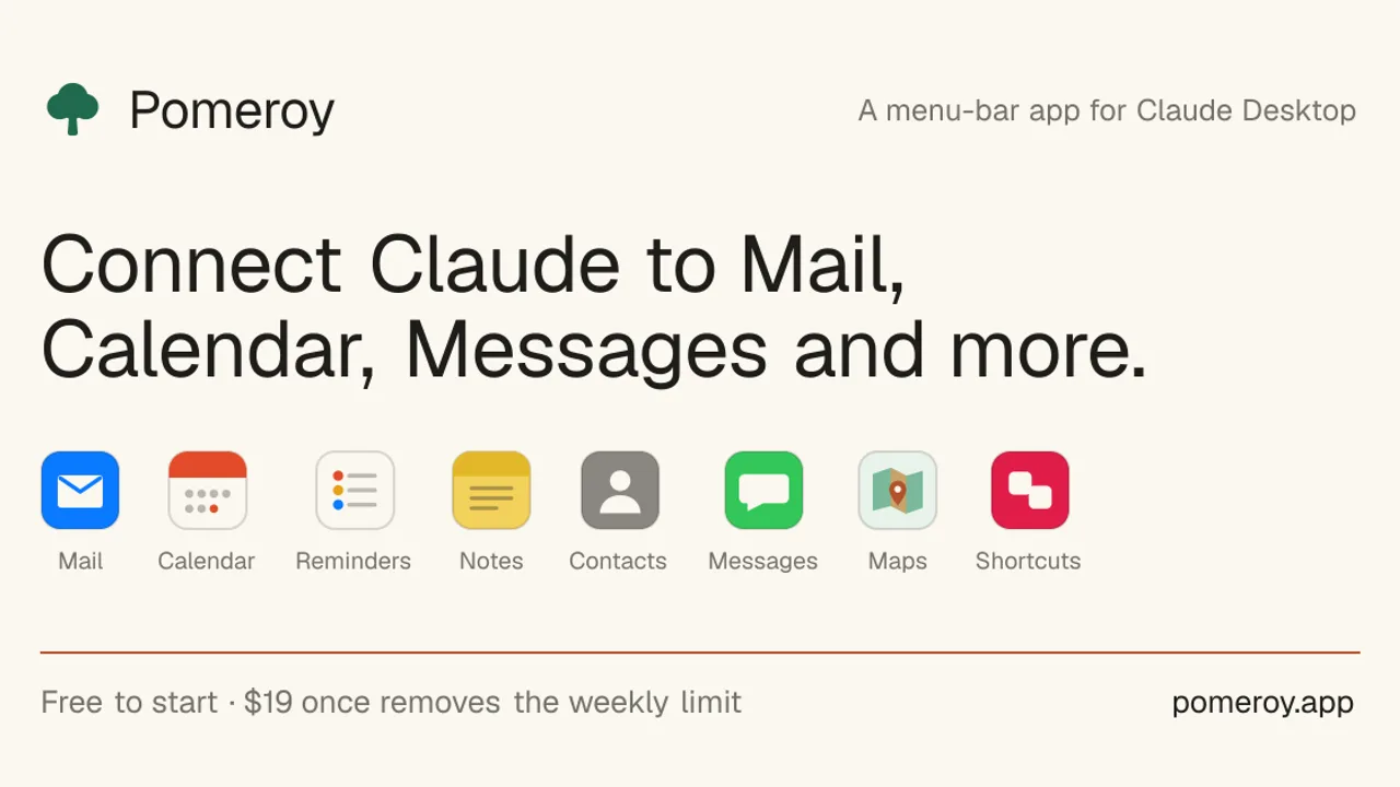 Pomeroy - Use your Mac apps from Claude