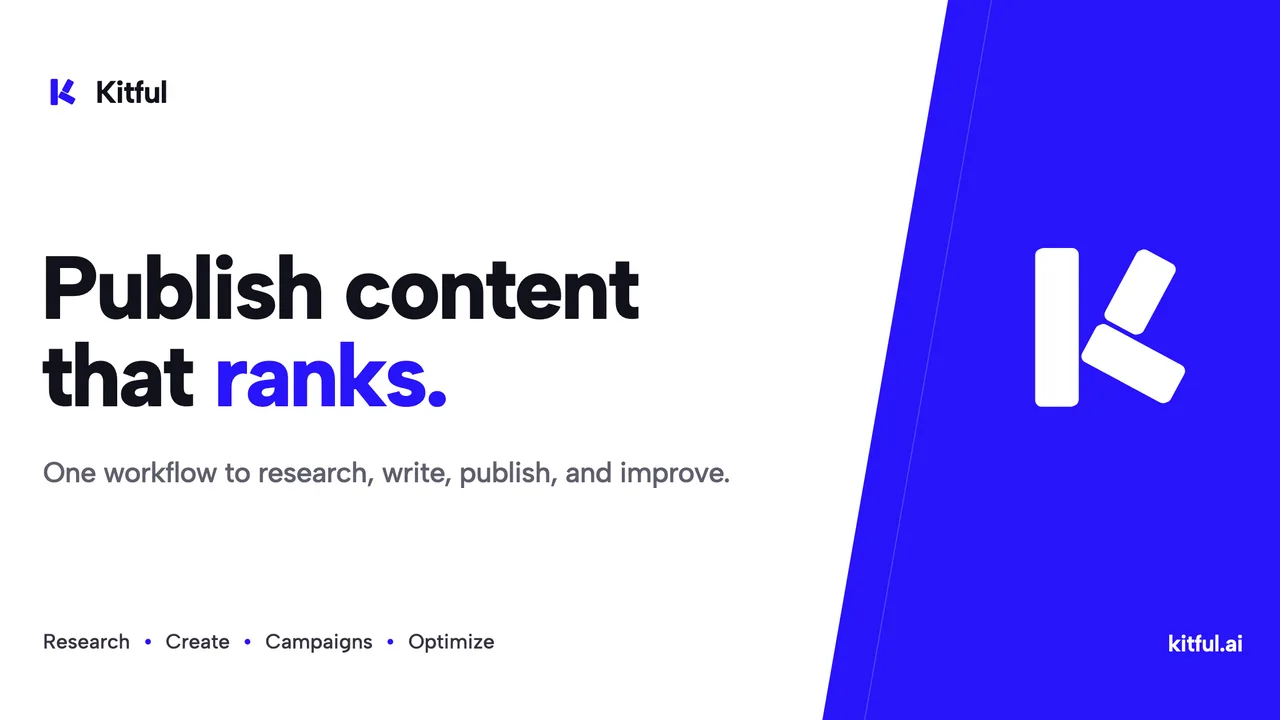 Kitful AI - Write and publish SEO content