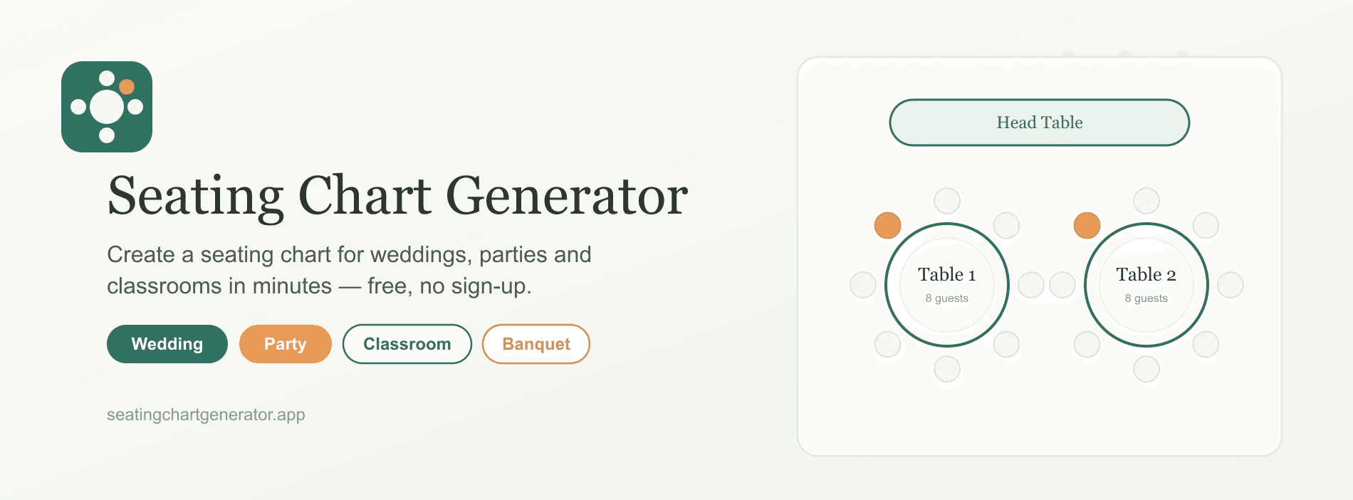 Seating Chart Generator - Plan seating in minutes
