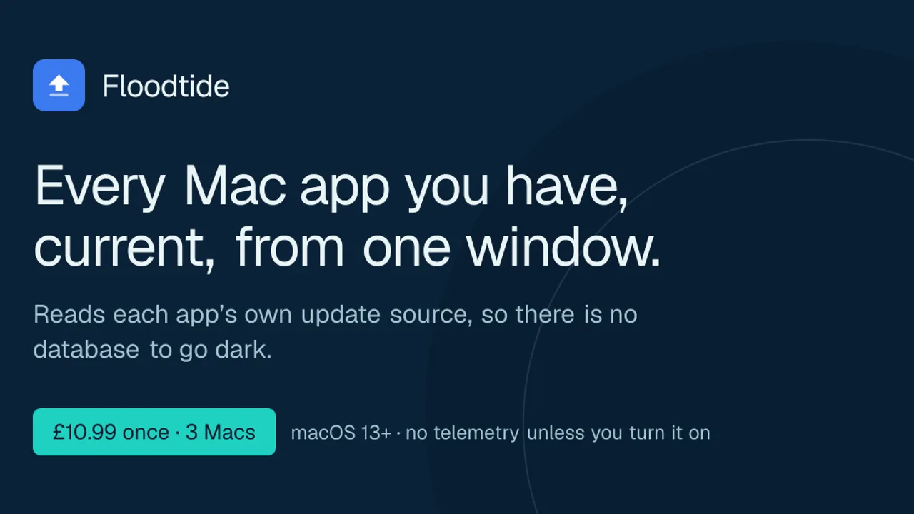 Floodtide - Update Mac apps from one place